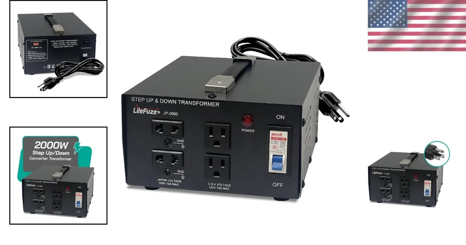 Certified 100-120V Japan Voltage Converter - Image 2 of 4
