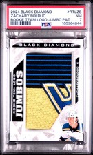 2024 Upper Deck Black Diamond Rookie Jumbo Patch #RTLZB Zachary Bolduc PSA 7
