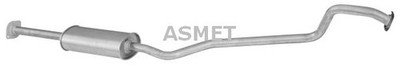 Centre Muffler ASMET 14.034