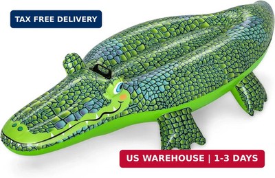 Bestway H2OGO! Buddy Crocodile Kids Ride-On Pool Float 60'' x 28''