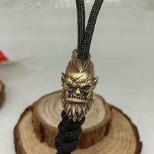 Orc Brass bead Retro Skull Lanyard Beads Skull Knife Bead EDC Bracelet Beads