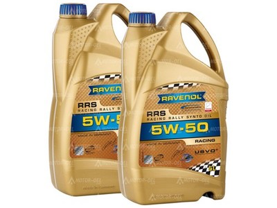 10 (2x5) Liter RAVENOL RRS Racing Rallye Synto SAE 5W-50, Made in