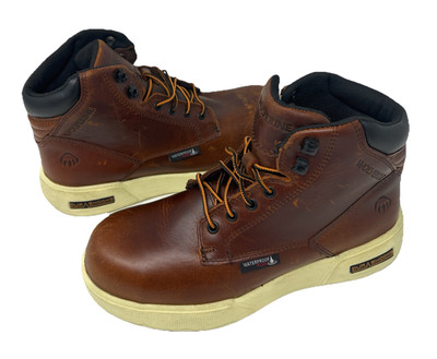 Wolverine Men's Kickstart DuraShocks 6'' Waterproof Composite Toe ''Peanut'' Size8