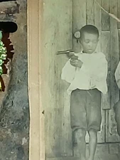 Antique African American Cabinet* Father & Boys * FREED SLAVES ITTA BENA MISS