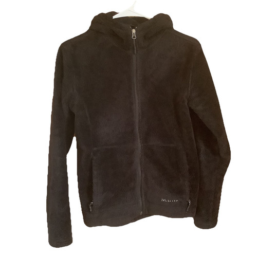 Giacca donna in pile con cappuccio e zip nera Marmot taglia S/P - Foto 1 di 9