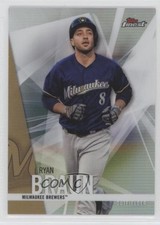 2017 Topps Finest Refractor Ryan Braun #27 y0i
