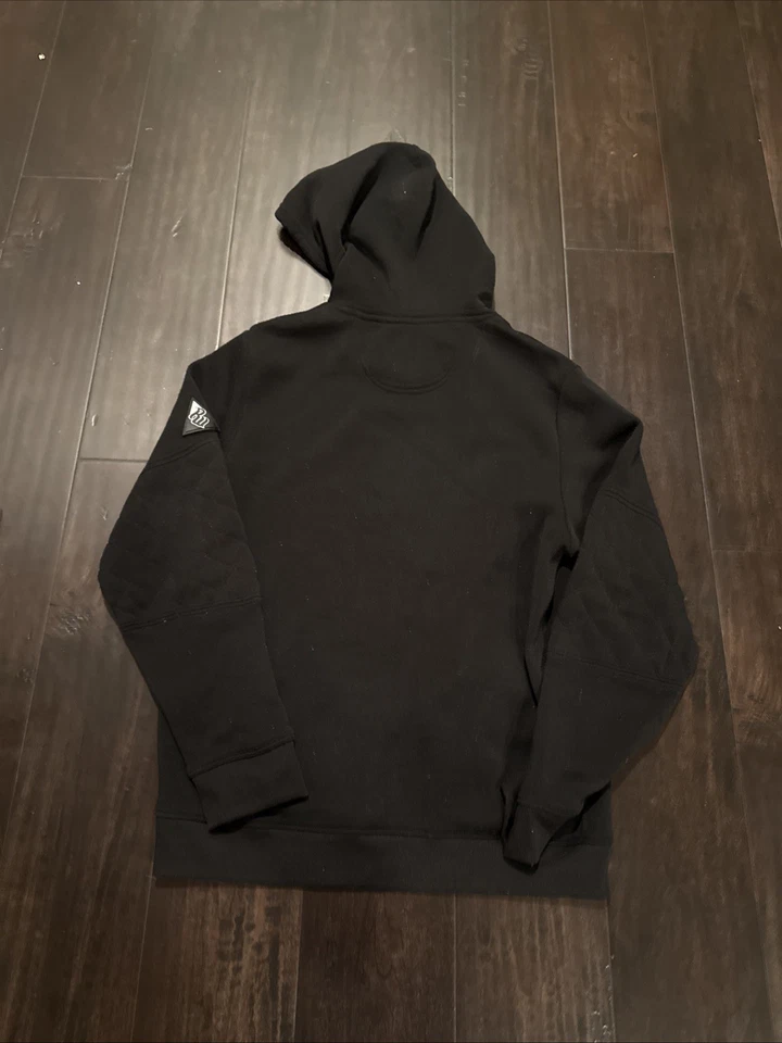 Sudadera con capucha vintage Y2K Rocawear para hombre cremallera completa logotipo negra talla grande Foto 4 de 4