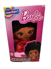 NEW Mattel Barbie Micro Teenies Plush 1st Black Barbie 3" Collectible Historic