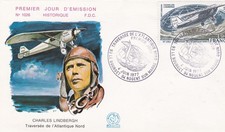 FRANCE 1977 FDC TRAVERSEE DE L'ATLANTIQUE NORD YT PA50