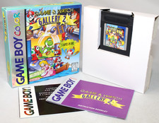 Game & Watch Gallery 2 GBC Game Boy Complete CIB! Very Good Condition! Foil!