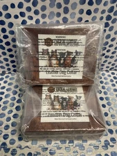 Logical Leather Large Dog Collar Premium Full Grain Leather - Gray (2PK) *NEW*