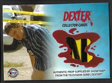 DEXTER SEASONS 1 & 2 (Breygent/2009) ACTUAL PROP CARD #DPC3 CRIME SCENE TAPE