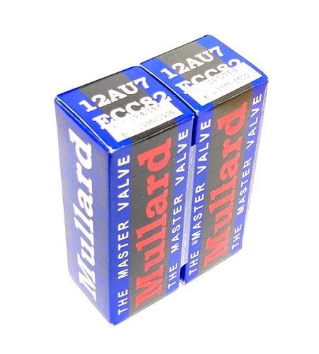 Tubos de vacío Mullard Audio 12AU7/ECC82 par emparejado - una experiencia legendaria de - Imagen 2 de 4