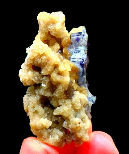 22.3g Natural Blue Phantom Cubic fluorite Mica mineral specimen/yaogangxian - Picture 3 of 6