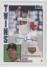 2019 Topps 1984 Baseball Series 2 150th Anniversary /150 Jose Berrios Auto fo7