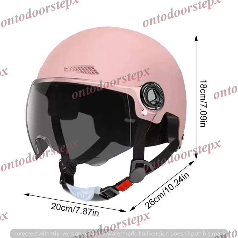 Motorcycle Helmet for Men Women Classic Retro Scooter Half Helmet Ultralight