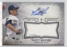 2015 Topps Triple Threads Unity Jumbo Relics 23/99 Matt Moore #UAJR-MM Auto 0a4r