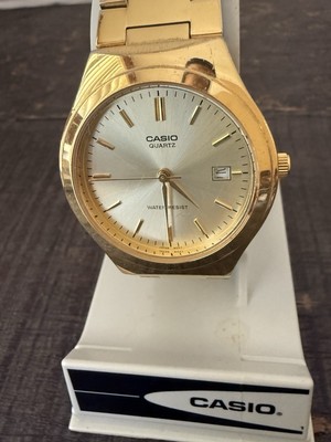 Casio MTP-1170N-9A Gold Tone Stainless Steel Analog Mens Watch MTP