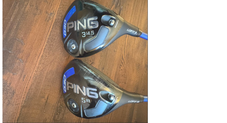 Ping G30 Fairway Wood Set 3W & 5W, RH, R-Flex, Graphite TPC 419 | eBay