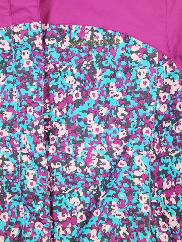 Columbia Girls Floral Jacket Size Large 14/16 Omni Heat Ski Coat Purple Winter - Picture 4 of 16