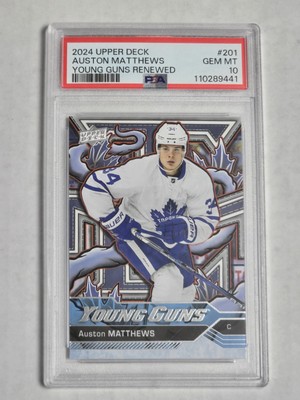 PSA 10 Auston Matthews 2024-25 Upper Deck Series 2 Young Guns