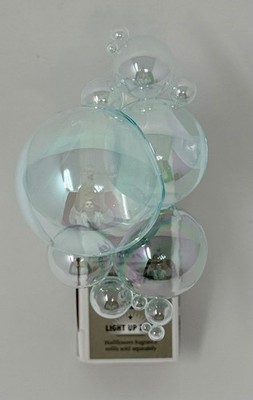 NEW BATH & BODY WORKS BUBBLES NIGHT LIGHT UP WALLFLOWER FRAGRANCE PLUG IN HOLDER