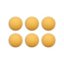 6pcs Plastic Foosball Table Soccer Game Table Foosball Balls Replacements