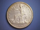 1876 S TRADE DOLLAR__RARE SILVER TYPE COIN__G DETAILS__SAN FRANCISCO