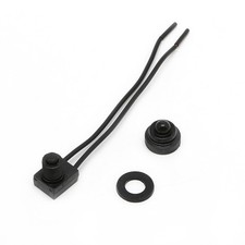 12V Waterproof Push-Button On-Off Switch With 4" Leads Motorcycle Car 1Pc