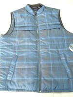 Mens Size Large Chaps Explorer Performance Water Resistant Blue Summit Vest Mens Size Large Chaps Explorer Performance Water Resistant Blue Summit Vest