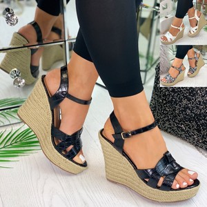ankle strap espadrille platform sandal