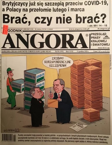 Tygodnik Angora 13. Dezember 2020 Polnisches Magazin Polen Wochenzeitung