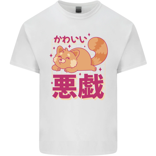 Kawaii Rojo Panda Japonés Lindo Algodón Hombre Camiseta - Imagen 28 de 94
