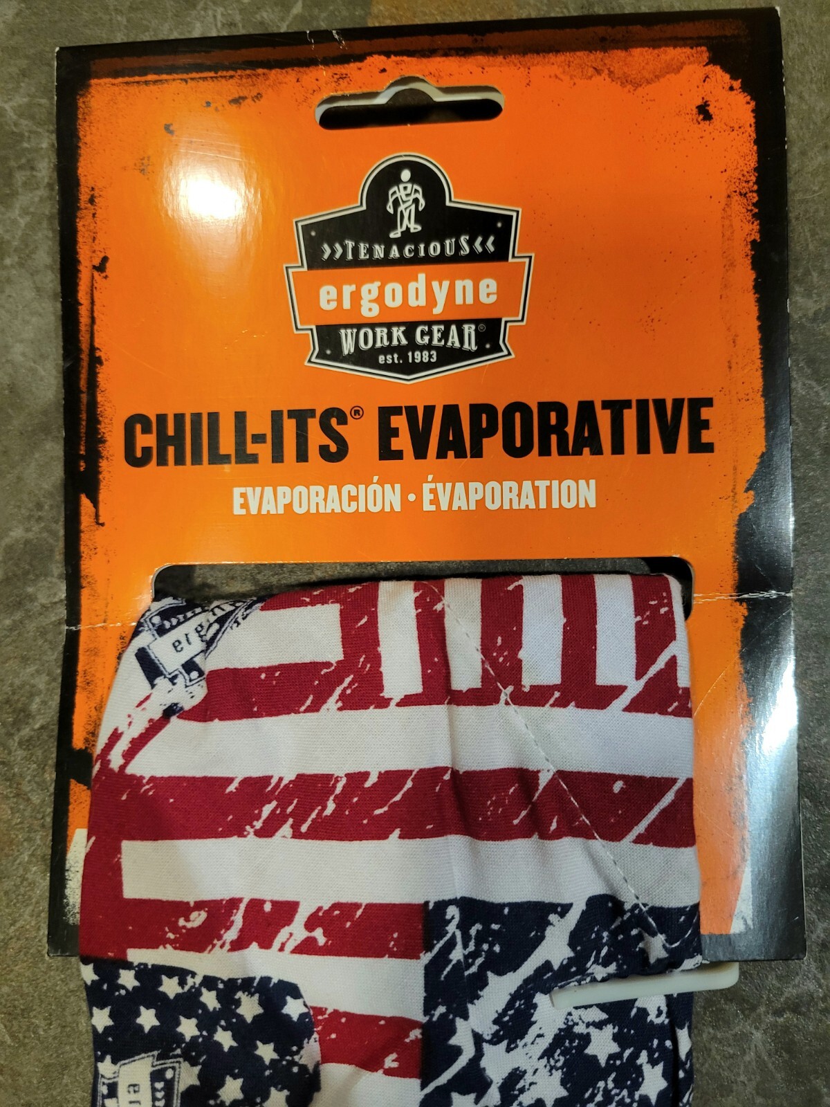 Chill-Its 6710CT Evaporative Cooling Bandana Triangle Hat  P