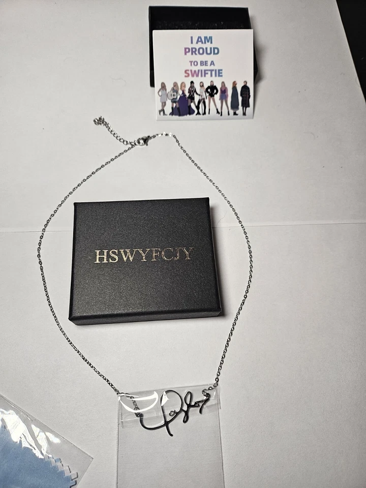 Lot Of 6 Taylor Swift (Taylor) Necklaces Great Party Favors - Image 2 of 4