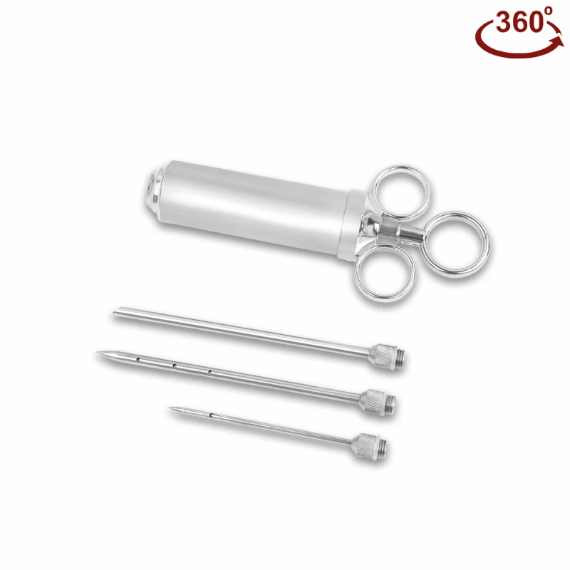 Pökelspritze Marinadenspritze Bratenspritze Gewürzspritze Edelstahl Beeketal - Bild 2 von 2