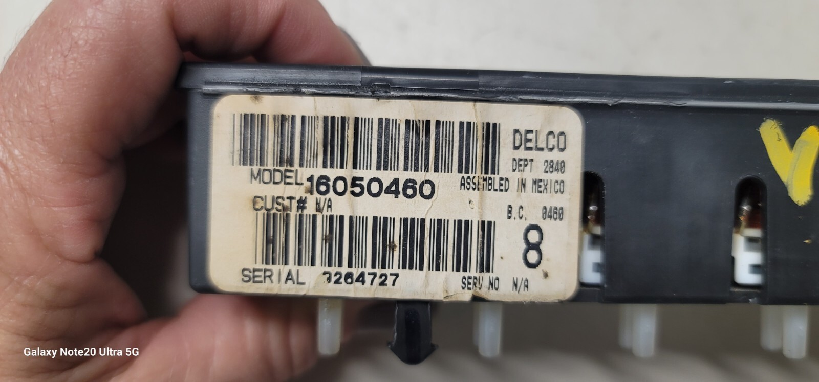 9704 Corvette C5 Vacuum Valve Module Climate Control HVAC Heat A/C