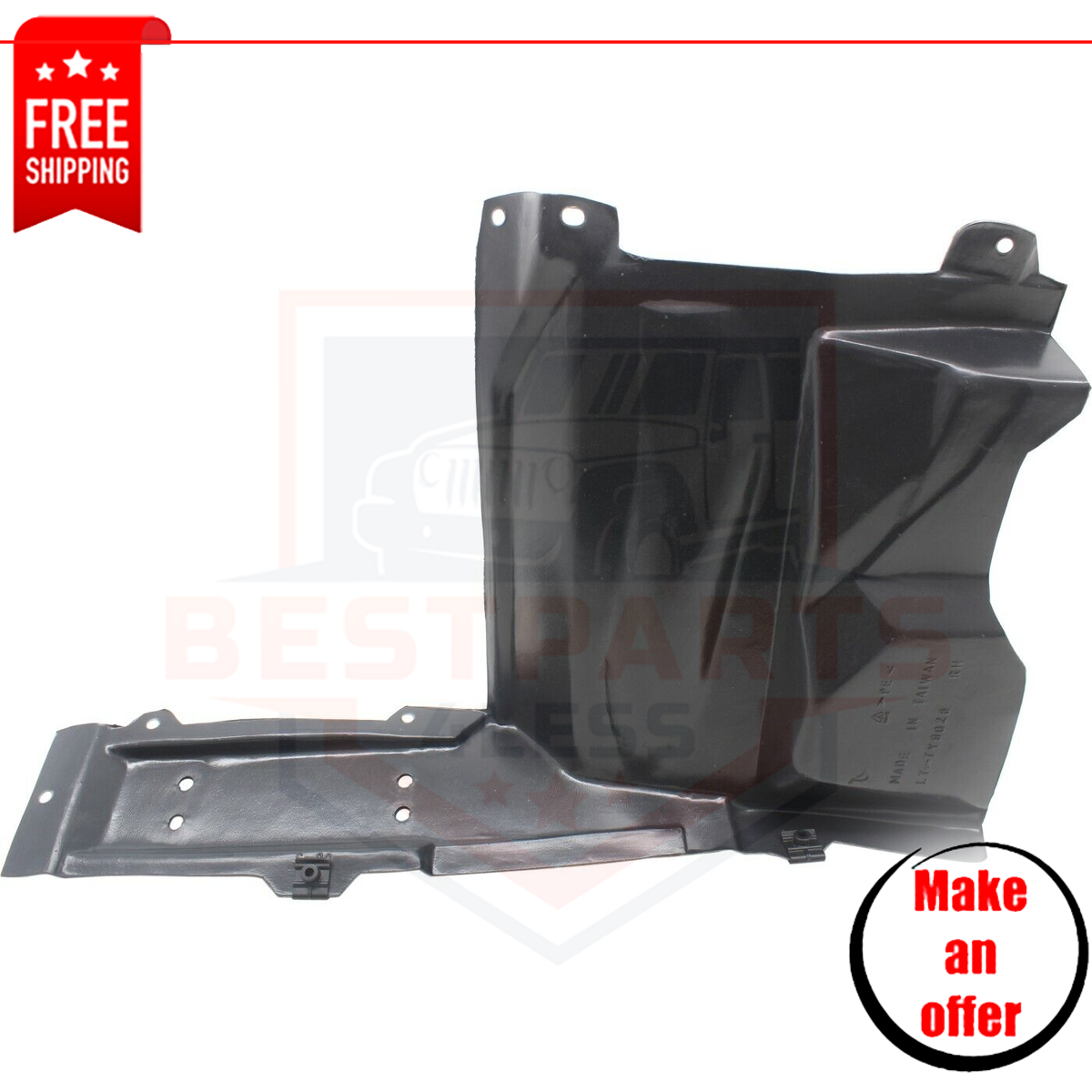 New Engine Splash Shields 51443F4010 right side for 2018-2021
