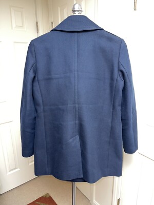 BURBERRY BRIT・ピーコート Burberry Brit Military Pea Coat in Blue for Men | Lyst
