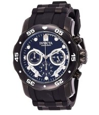 Invicta Pro Diver Scuba Chronograph Black Dial 48 mm Watch