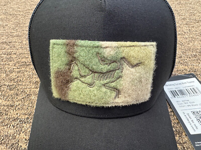 RARE Arcteryx LEAF SMU Black Marketing Curved Brim Trucker