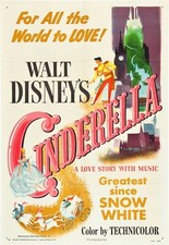 Walt Disney's Cinderella  1950 Very Rare Unmounted Genuine 35mm Film Cells
