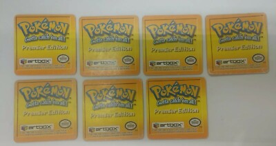 pokemon premier edition holographic cards Pokemon Artbox Premier Edition Holographic (7 Mini Cards ) 1999