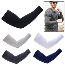Ice Silk Arm Sleeves For Summer, Outdoor Sports Sunscreen UV Protection 1 PAIR  