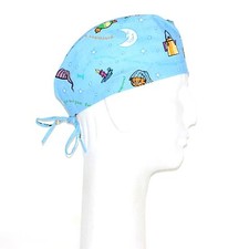 Sleepy Garfield Theme Scrub Hat