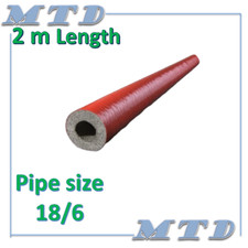 Foam Pipe Insulation 2m Lagging Wrap Roll copper plastic steel piping 18 22 28