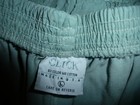 CLiCK Color Me Cotton~sz L Midi Skirt~Elastic Waist~DoubleLayer~Tencel Aqua Teal — photo 1