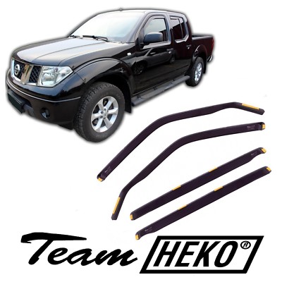 Windabweiser HEKO Passend Für Nissan Navara D40 2005-2015 4-Türer 4-Tlg