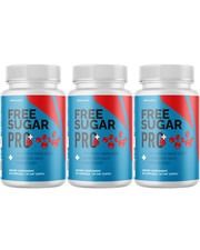 Free Sugar Pro   Support for Blood Health and Daily Well-Being - 3 Bottles