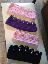 crochet crown with jewels
